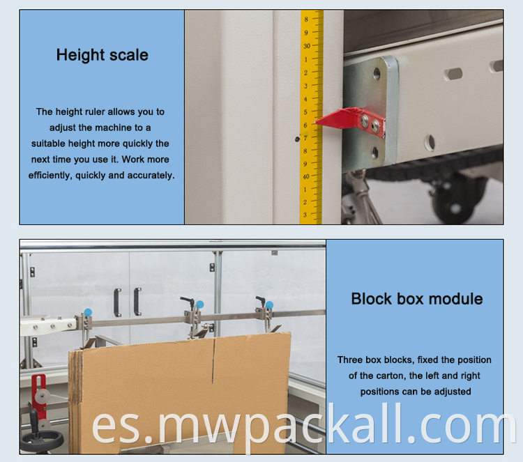Máquina formadora automática de cajas de cartón Jining Myway / erector de cajas de cartón con precio de fábrica